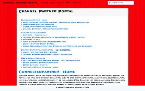 Channel Partner Portal - Kotiin