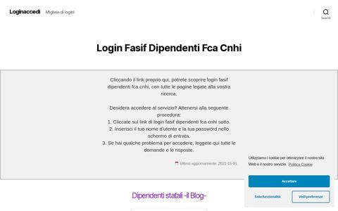 ▷ Login Fasif Dipendenti Fca Cnhi - Loginaccedi