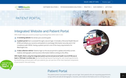 EHR and EMR Integrated Patient Portal | WRS Health