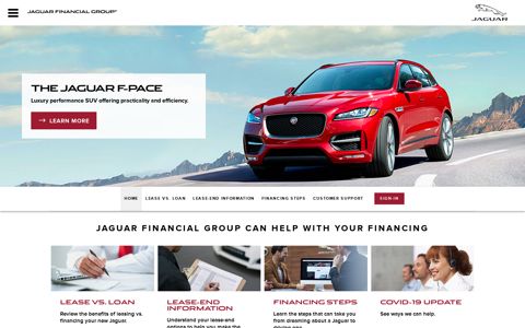 Financing a Jaguar | Jaguar Financial Group | Chase.com