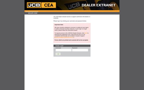 Dealer Login | Dealers Extranet - CEA