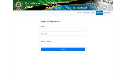 Recruitment Portal - Ajira Portal