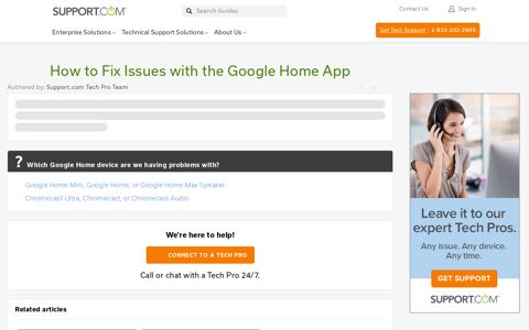 How to Fix Issues with the Google Home App - Support.com