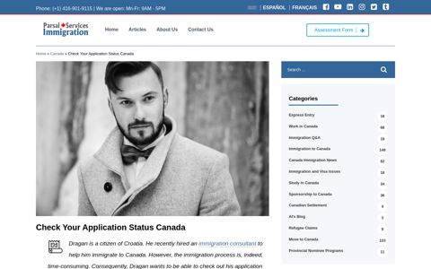 Check Your Application Status Canada