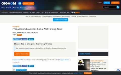 Fropper.com Launches Social Networking Zone – Gigaom