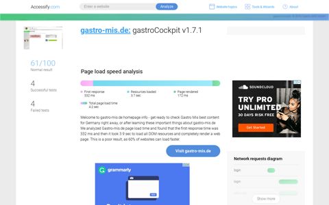 Access gastro-mis.de. gastroCockpit v1.7.1