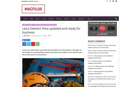 Leica Owners' Area updated and ready for business - Macfilos
