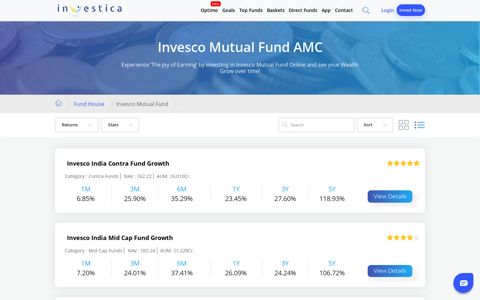 Invesco India Mutual Fund AMC - Get MF NAV, Schemes ...