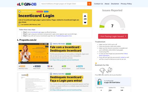 Incenticard Login - A database full of login pages from all over ...