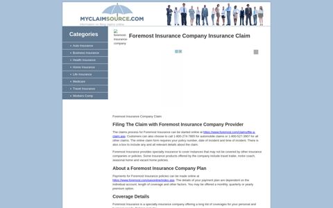 Foremost Insurance Company Insurance Claim | File Claim ...