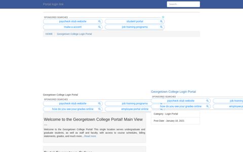 [LOGIN] Georgetown College Login Portal FULL Version HD Quality ...