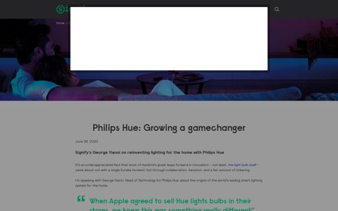 Philips Hue: Growing a gamechanger | Signify Company ...
