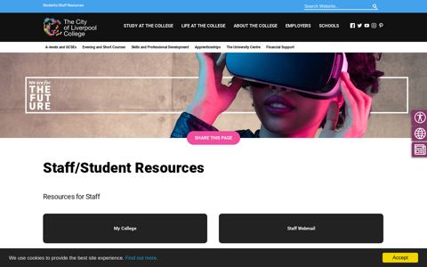 Staff/Student Resources - The City of Liverpool College
