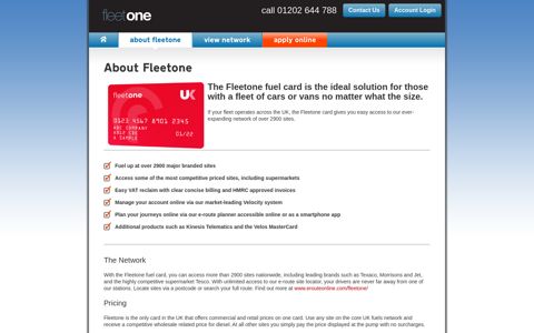 About Fleetone - Fleetone Fuel Card