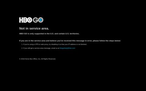 Can't sign in to HBO? – HBO GO