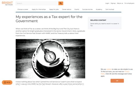 My Experiences as a Tax Expert for the Government