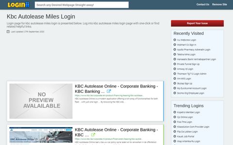 Kbc Autolease Miles Login - Loginii.com
