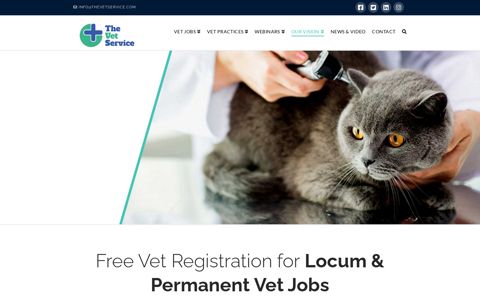 Free Vet Registration, Job Posting & Support | The Vet Service