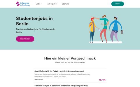 Finde Studentenjobs in Berlin | Jobmensa