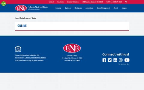 Online | Ephrata National Bank