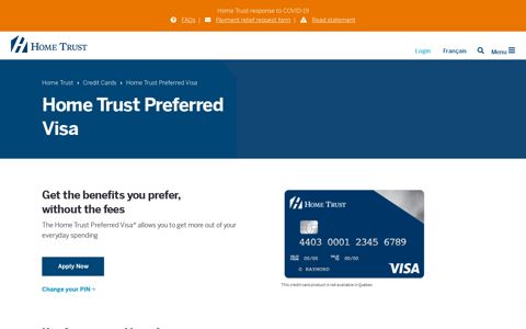 Home Trust Preferred Visa – Home Trust