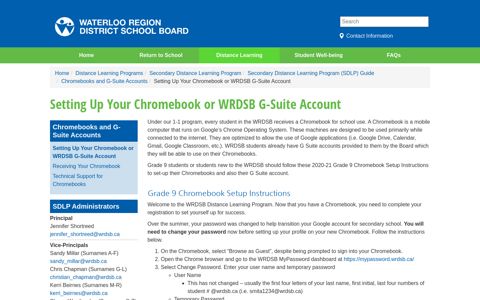 Setting Up Your Chromebook or WRDSB G-Suite Account ...