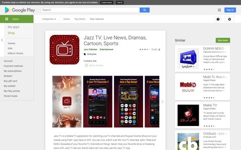 Jazz TV: Live News, Dramas, Cartoon, Sports - Apps on ...