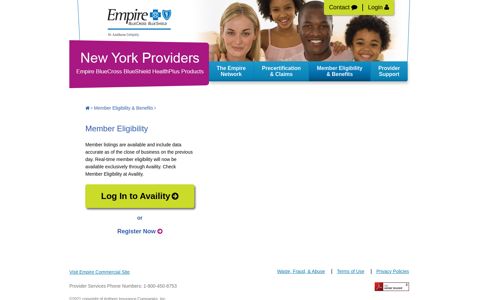 Member Eligibility & Panel Listing | New York Providers ...