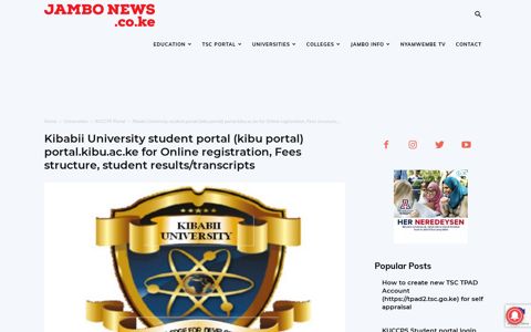 Kibabii University student portal (kibu portal) portal.kibu.ac.ke ...