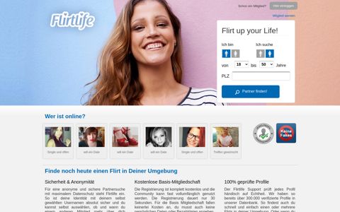 Flirtlife.de | Flirt up your Life! | Finde noch heute einen Flirt