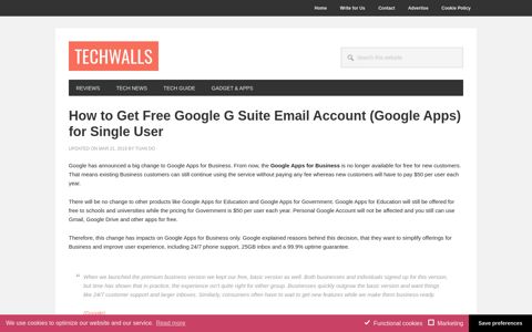 How to Get Free Google G Suite Email Account (Google Apps ...