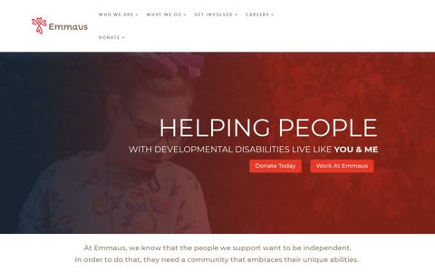 Emmaus Homes | Disability Support Services | Home