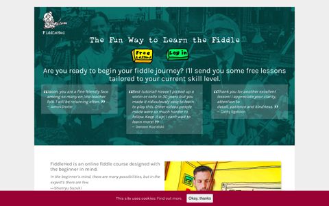 FiddleHed | Fiddle Lessons online - Beginner and Intermediate