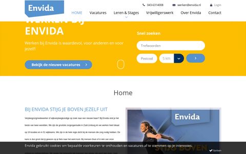 Home | Werken bij Envida - Envida