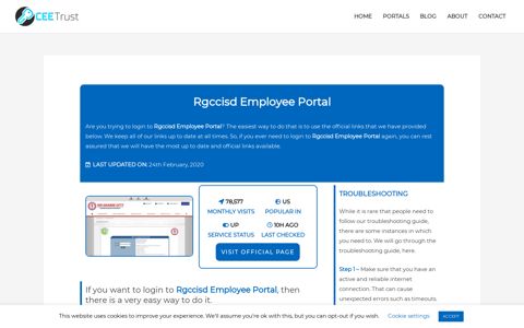 Rgccisd Employee Portal - Find Official Portal - CEE Trust