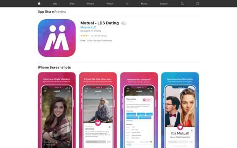 ‎Mutual - LDS Dating on the App Store