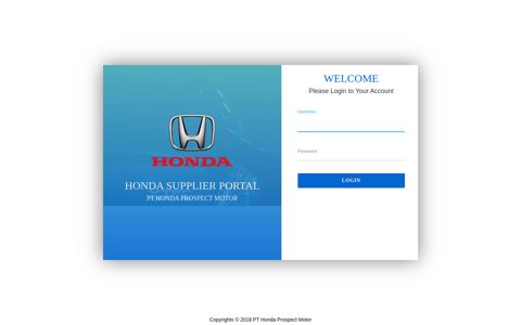 Honda Supplier Portal