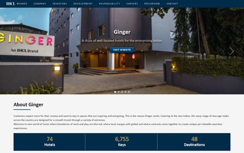 Ginger Hotels - The Indian Hotels Company Limited