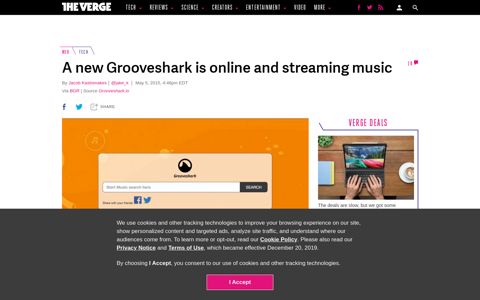 A new Grooveshark is online and streaming music - The Verge