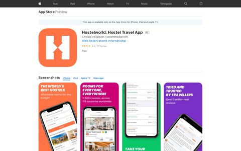 ‎Hostelworld: Hostel Travel App on the App Store