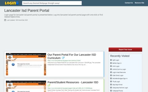 Lancaster Isd Parent Portal - Loginii.com