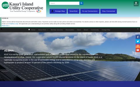 Kauai Island Utility Cooperative: Home