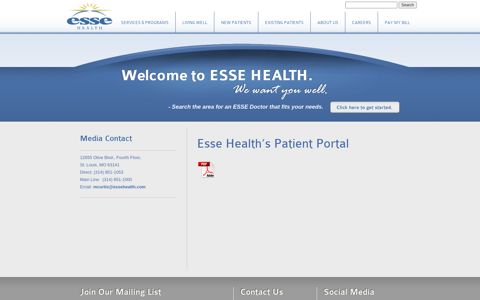 Esse Health's Patient Portal - Esse Health