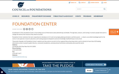 Foundation Center | Council on Foundations