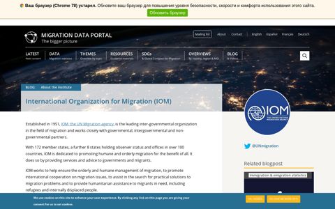 International Organization for Migration (IOM) | Migration data ...