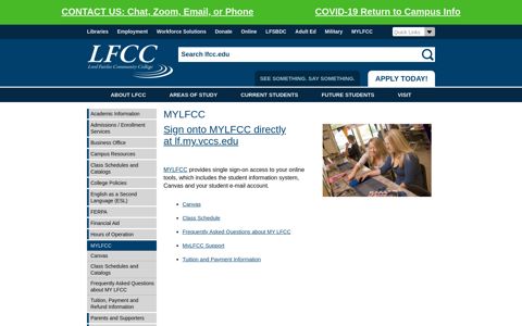 MYLFCC - lf.my.vccs.edu | Lord Fairfax Community College
