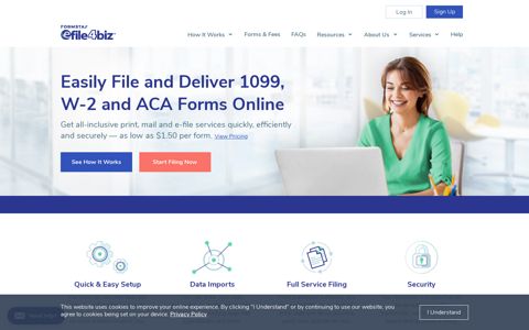 efile4Biz: File Forms 1099, W-2 and 1098 Online