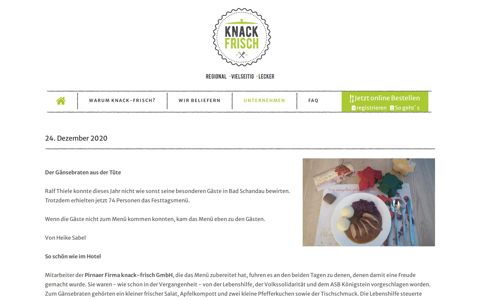 Aktuelles - knack-frisch GmbH