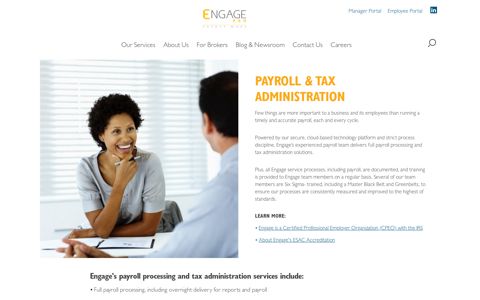 Payroll & Tax Administration | Engage PEO