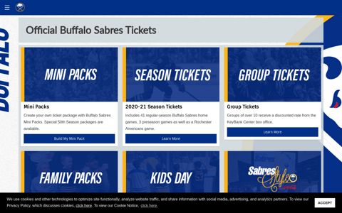 Official Buffalo Sabres Tickets | Buffalo Sabres - NHL.com